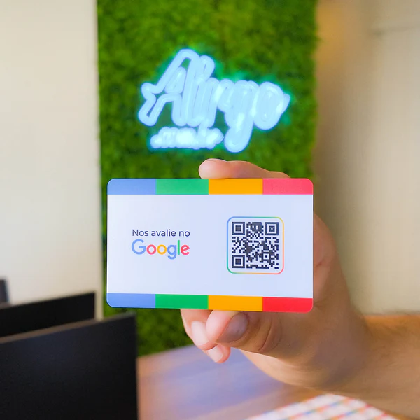 Cartão de Avaliação Inteligente Google